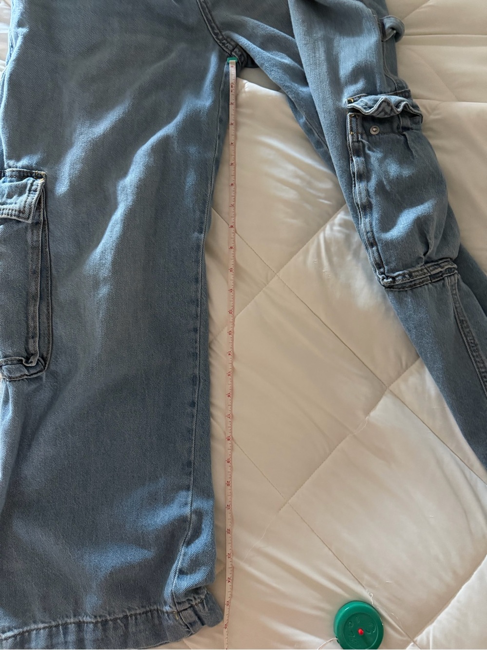 wild fable Light Blue Wide-Leg Cargo Jeans - Picture 4 of 4